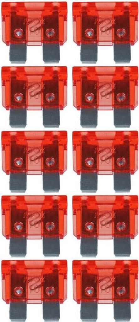 baytronic 10x płaski bezpiecznik samochodowy standardowy Zdjęcie produktu 