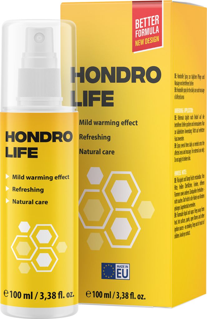 Hondrolife Spray | Massage des zones concernées | Qualité Image du produit 