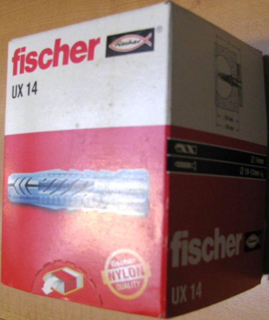 20 Stück FISCHER Dübel Universaldübel Spreizdübel UX14 UX 14 Nr. 62757