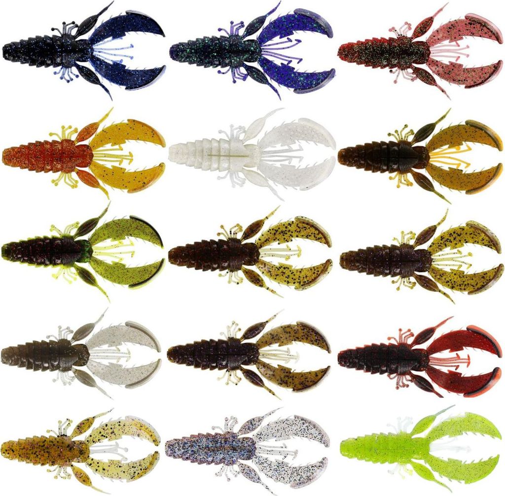 Westin CreCraw Creaturebait 8,5cm 7g - 5 Gummikrebse, Farbe:Violett Goby