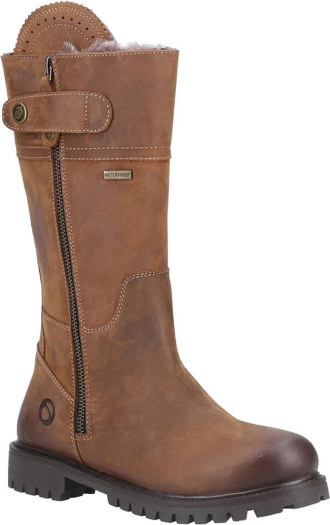 Cotswold - Damen Stiefel "Bushcombe", Leder FS11175 (38 EU) (Hellbraun)