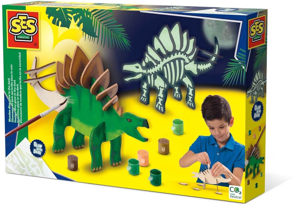 SES SES Holz-Dino, der im Dunkeln leuchtet 14209 Produktbild 