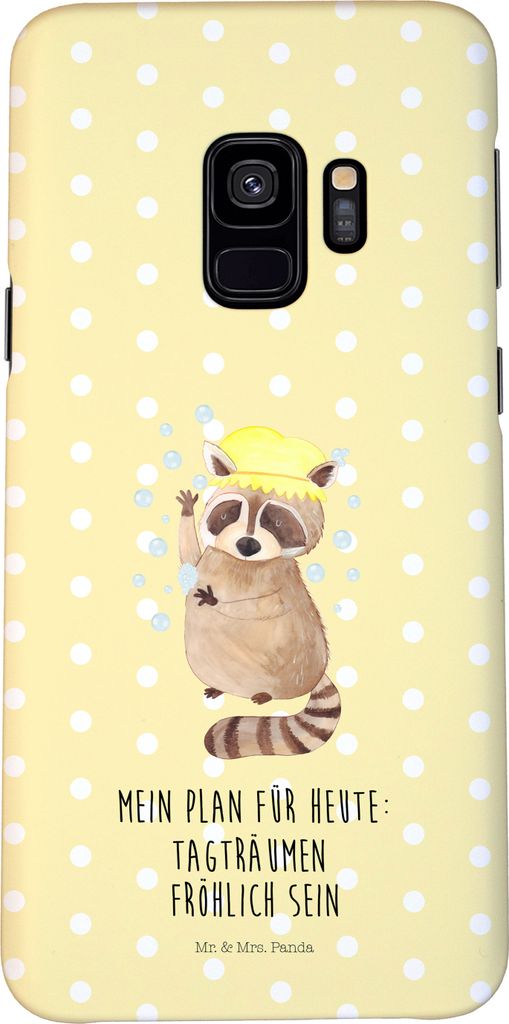 Mr. & Mrs. Panda Samsung Galaxy S9 Handyhülle Waschbär - Produktbild 