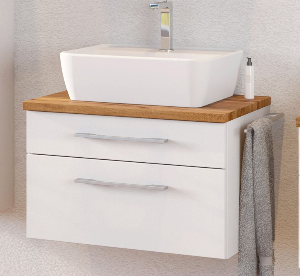 Waschtisch Handwaschplatz Badschrank Waschplatz Waschbecken Produktbild 