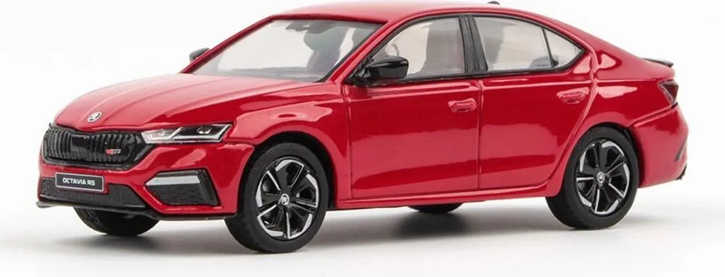 Skoda Octavia IV RS Abrex 1:43 rouge pour exposition et collection