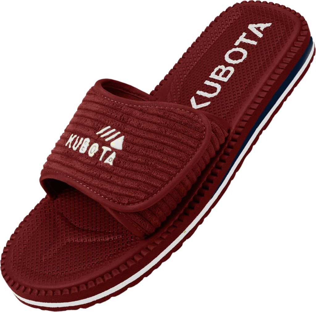 Kubota Cord Schlappen mit Klettverschluss Latschen Produktbild 