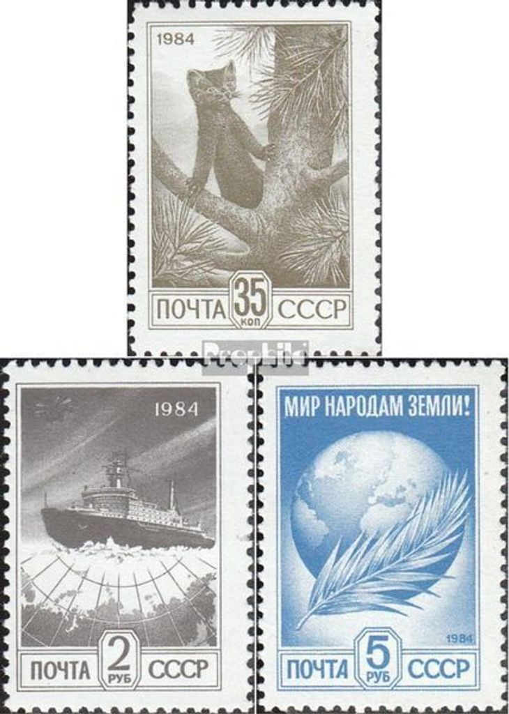 Briefmarken Sowjetunion 1984 Mi 5427A w I-5428A w I,5430A w I (kompl.Ausg.) postfrisch Freimarken
