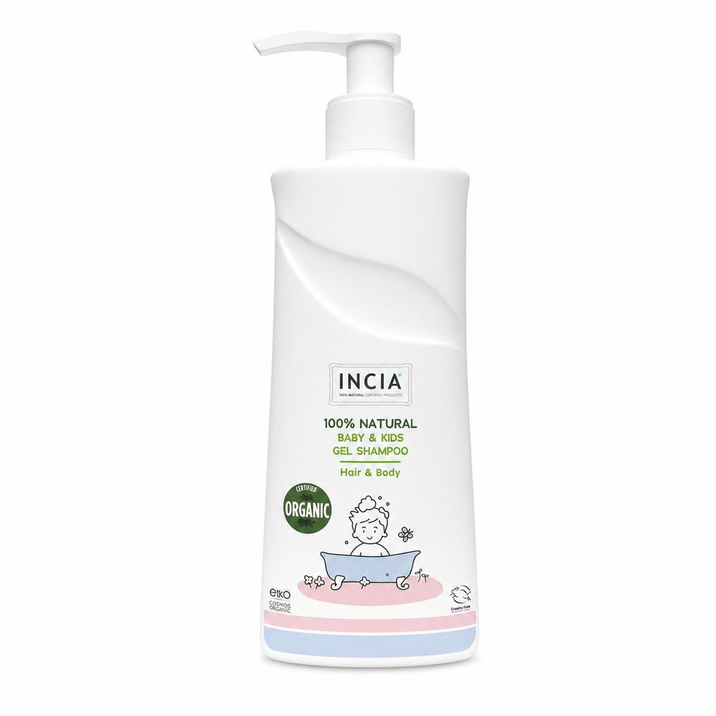 Incia Baby & Kids Gel Shampoo Haar & Körper 350 ml Produktbild 