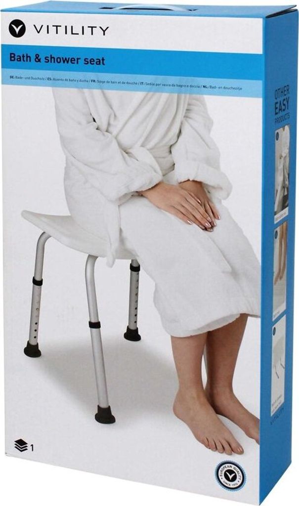 Vitility 70110170, Badewannenhocker, 136 kg, Anti-Rutsch-Oberfläche