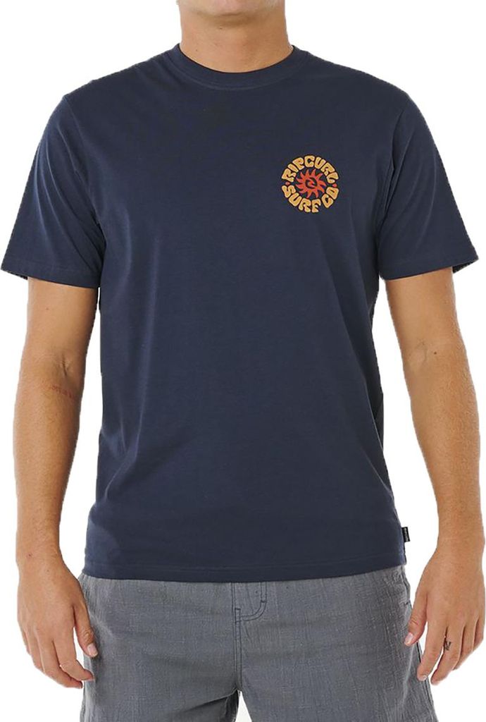 Rip Curl Herren T-Shirt PACIFIC RINSE CIRCLE TEE, Größe:S, Farben:dark navy