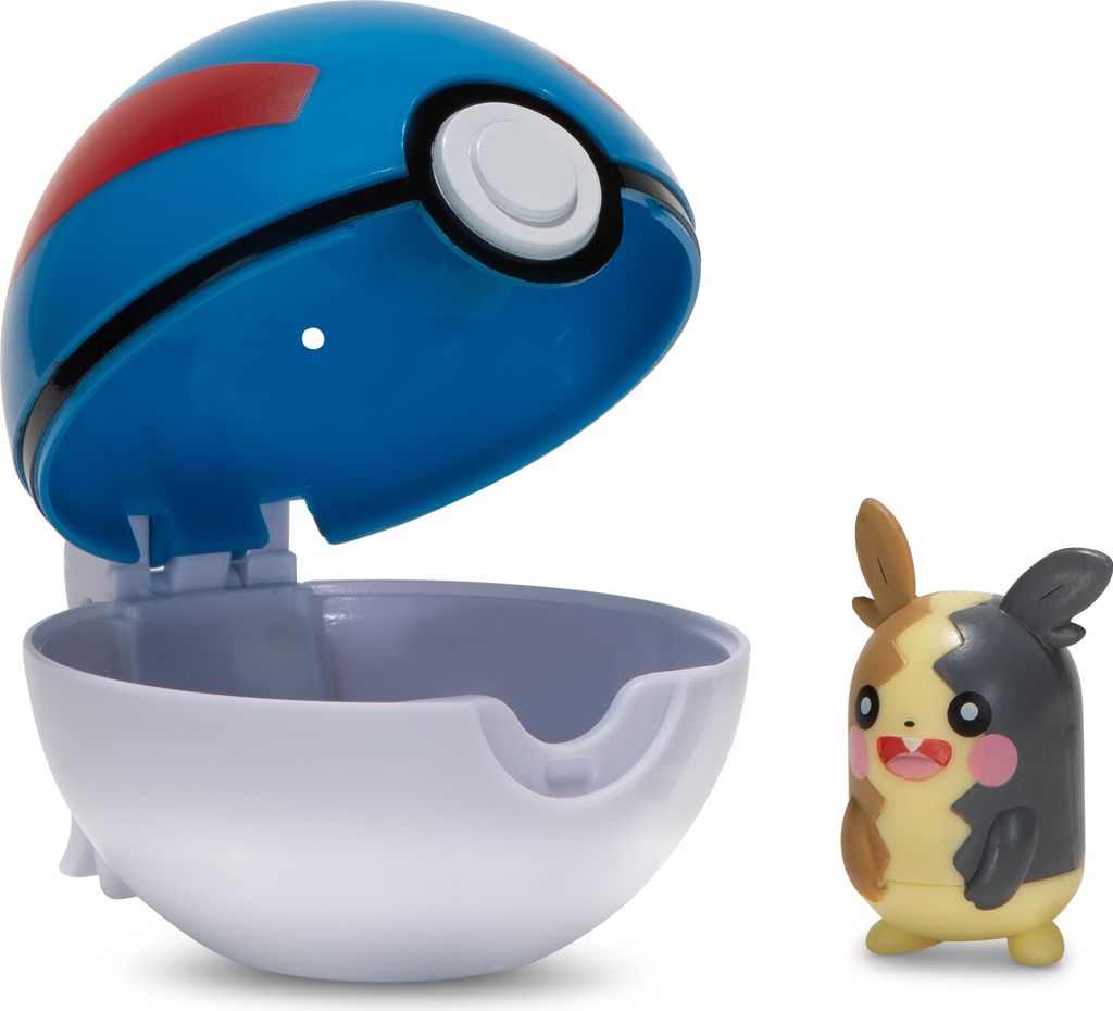 Pokemon Clip N Go Morpeko (Pappsattmuster) + Superball Produktbild 5