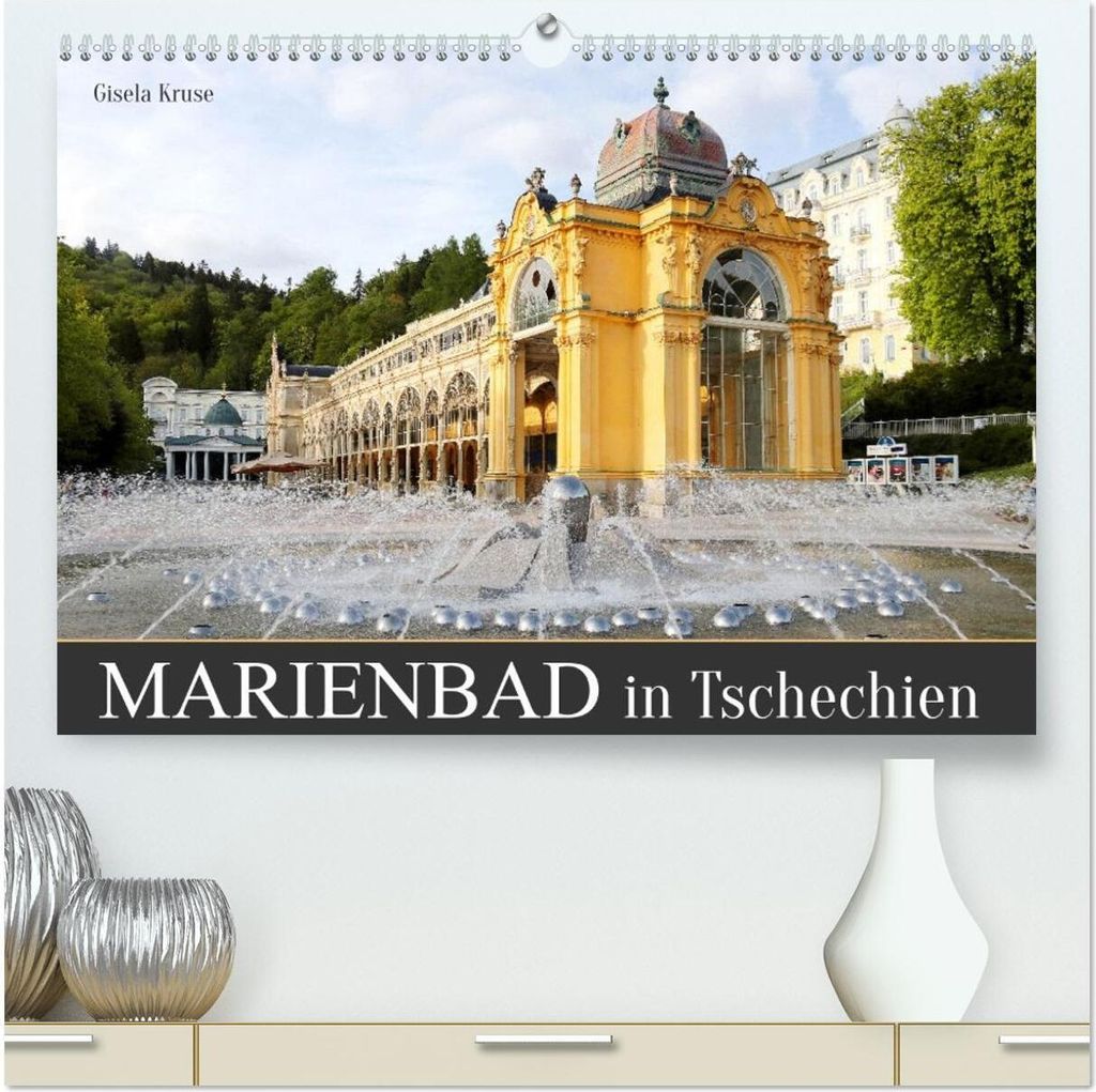 Marienbad in Tschechien (hochwertiger Premium Wandkalender 2026 DIN A2 quer), Kunstdruck in Hochglanz