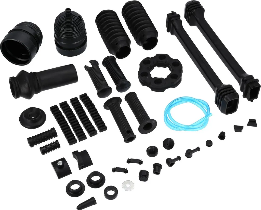 Ensemble de joints et protections caoutchouc pour MZ ETZ125/150 noir