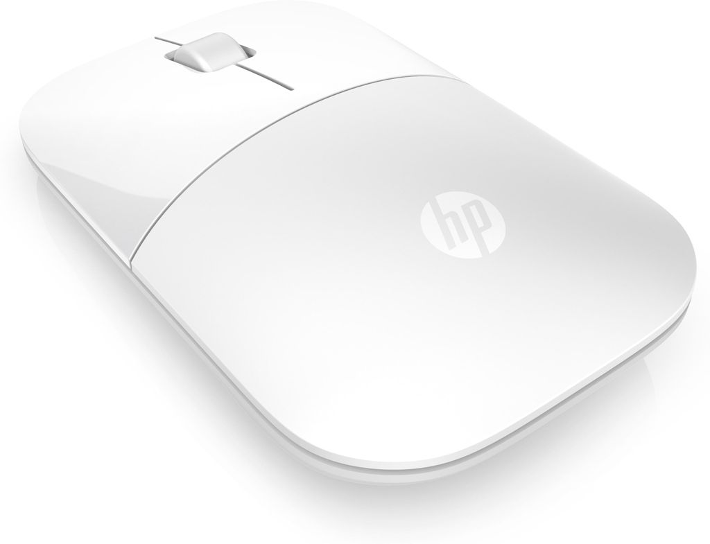 HP Z3700 Wireless-Maus, Weiß, Beidhändig, Optisch, RF Produktbild 