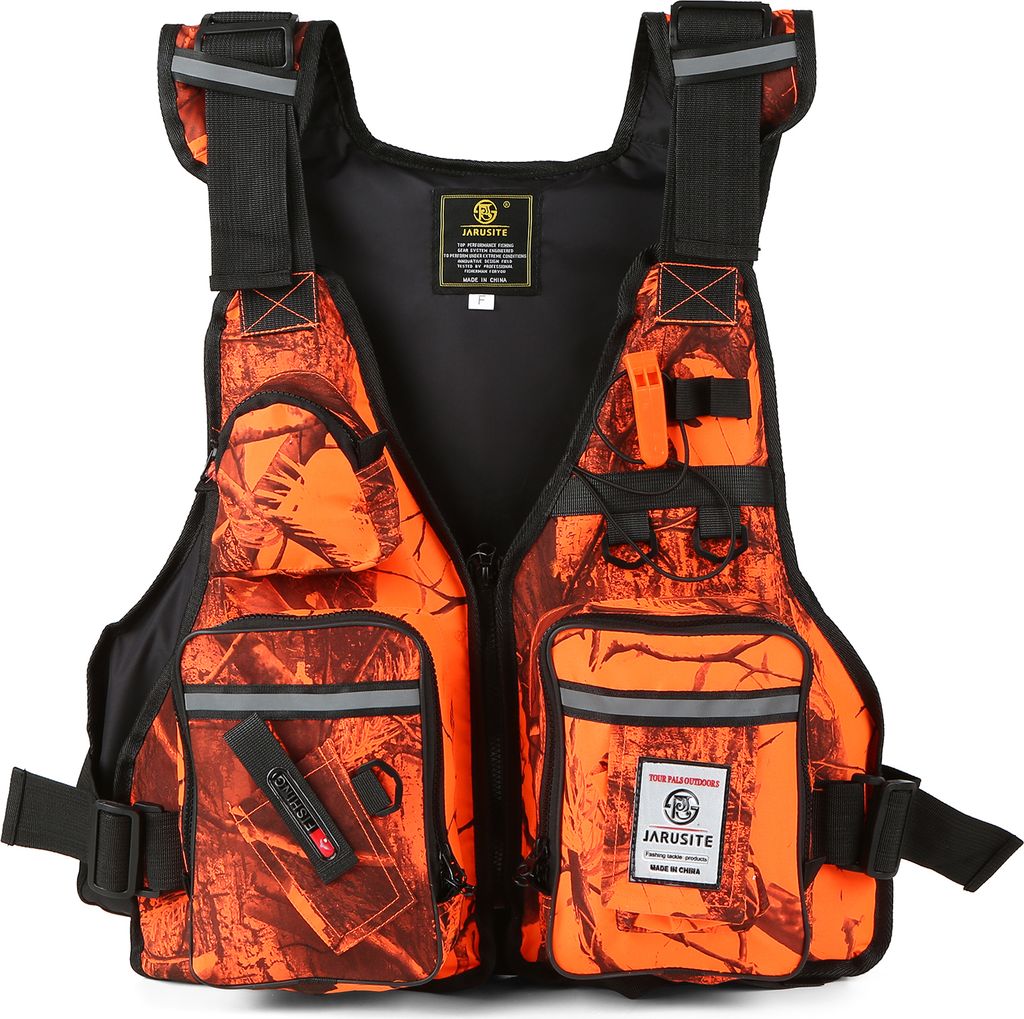 Multi-kapsy Fly Fishing Jacket Plovací vesta s držákem na Obrázek produktu 
