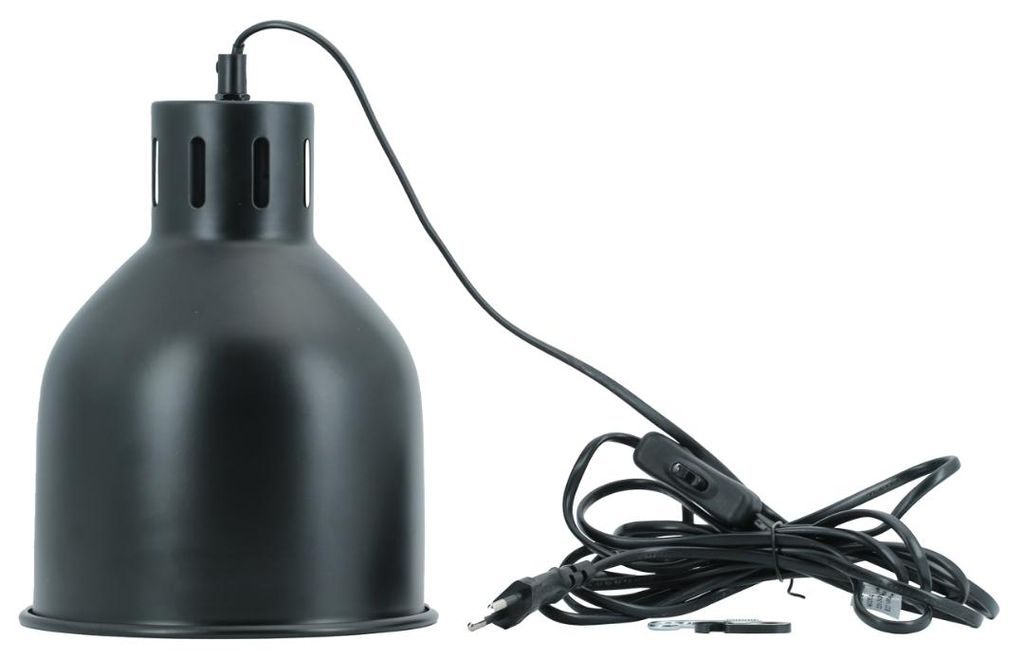 Venso EcoSolutions E27 SAGA lampenkap, zwart, LED plantlamp Productafbeelding 