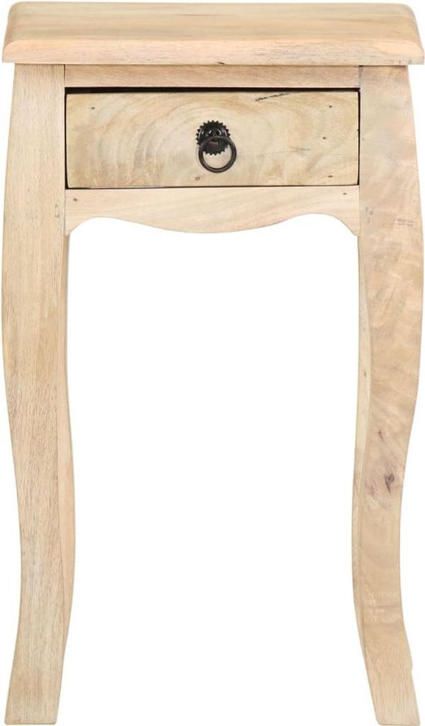 vidaXL Nachttisch 28x28x46 cm Massivholz Mango