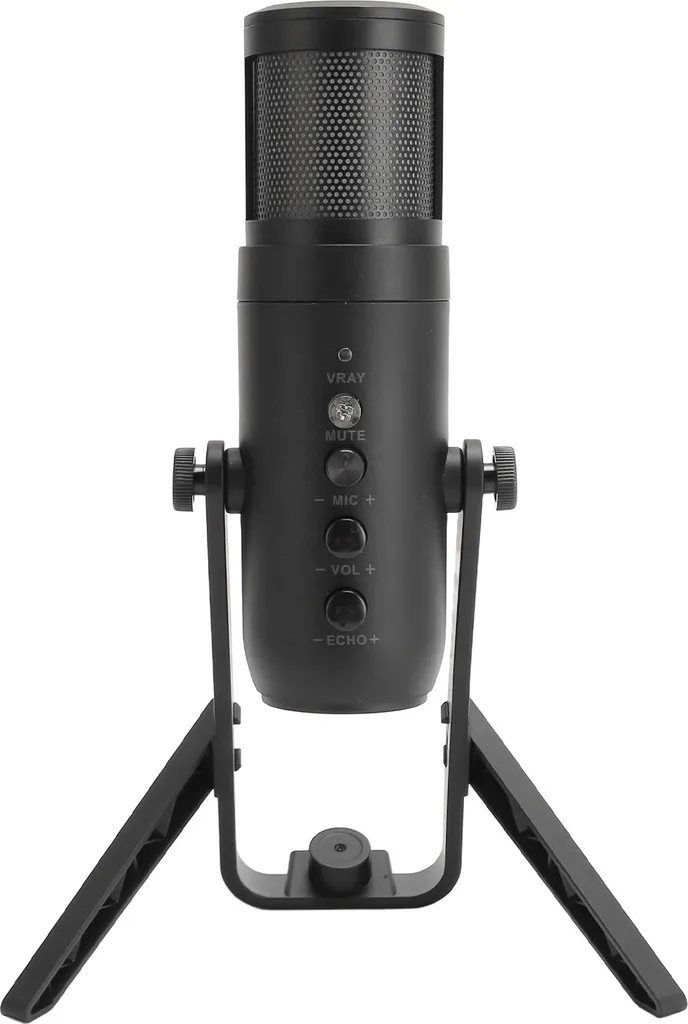 Microphone Anti-Vibration USB pour Voix Claire sans Bruit de Fond sur PC