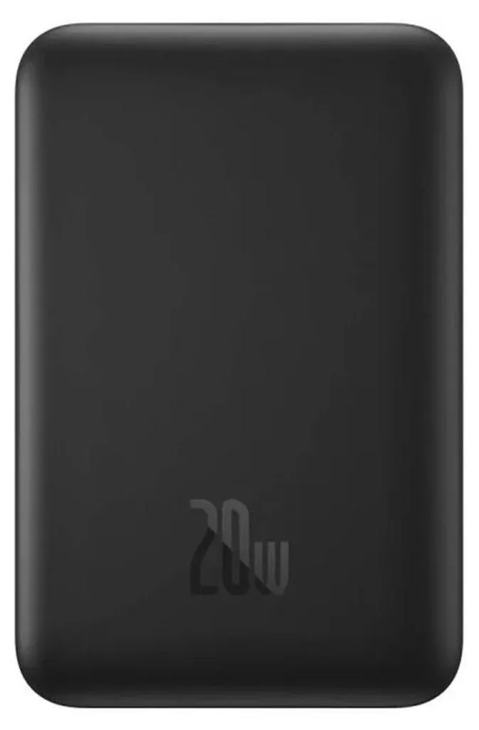 Power Bank Magnétique 10000mAh Baseus Lithium Polymère Noir Portable