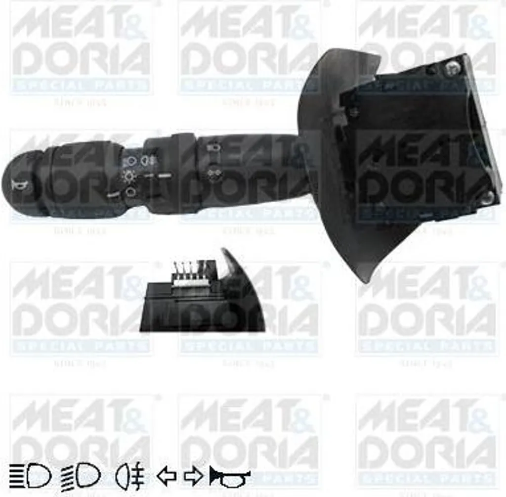 MEAT & DORIA 231089 Interruttore sul piantone dello sterzo OE E2997140 compatibile con Daily