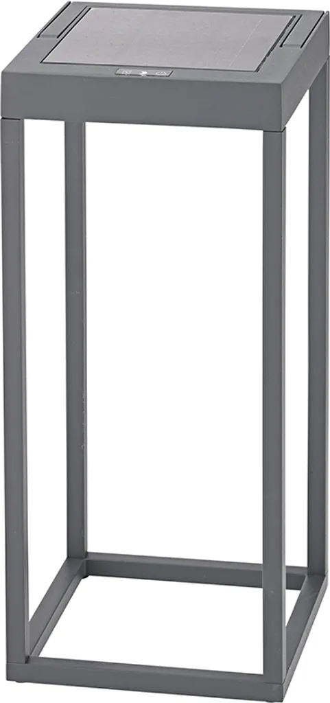 Lampe LED Numove Sigor 325mm 2,2W 827 Gris Graphite avec Accu Solaire