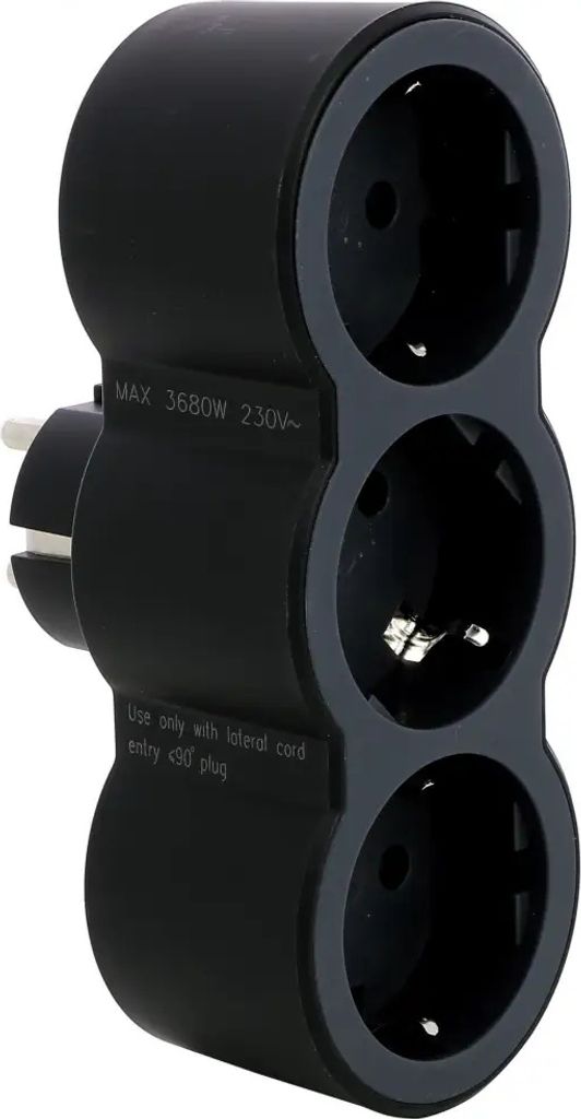 Adattatore di presa Legrand 694519 presa 3x nero Immagine del prodotto 