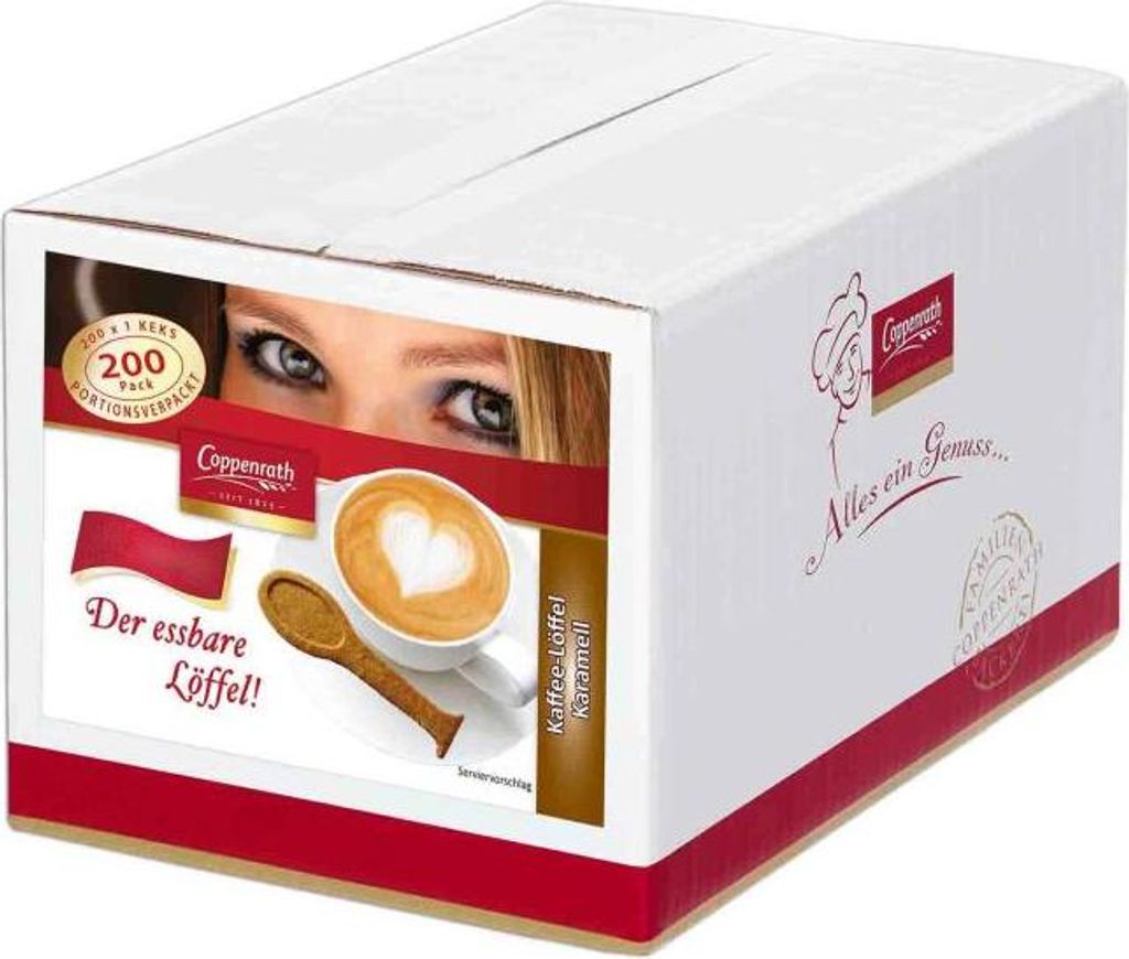 Kaffee Kekslöffel Karamell Gebäck von Coppenrath, 960g  // Produktbild 