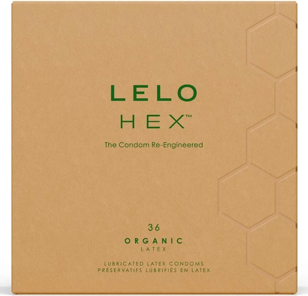 Préservatifs Lelo HEX Bio - Lot de 36 Unités pour Sensations Naturelles