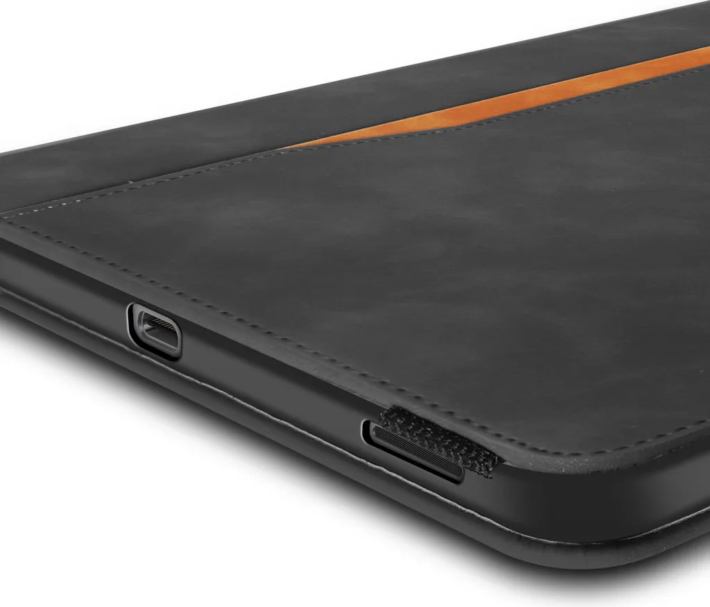 Avizar, Custodia portafoglio per Tab S10 FE+ con supporto video, nero - 4