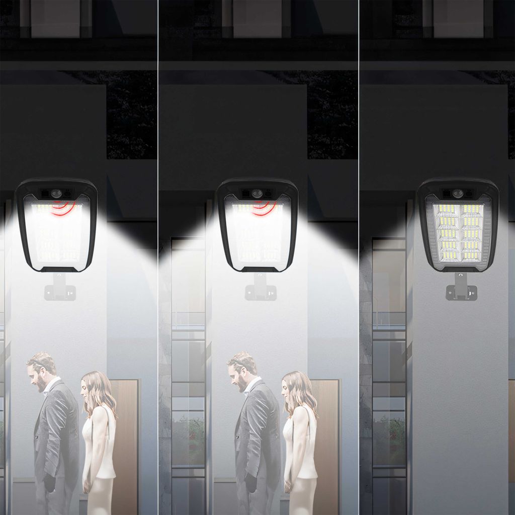 Garten Solarlampen für Außen LED Solarenergie Straßenlampe Produktbild 3