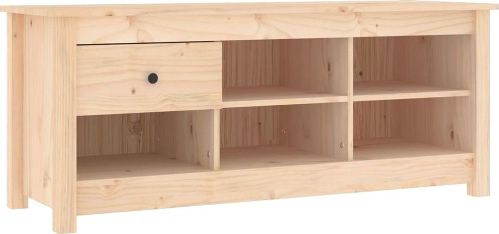 vidaXL Botník 110x38x45,5 cm borovicový masiv Obrázek produktu 