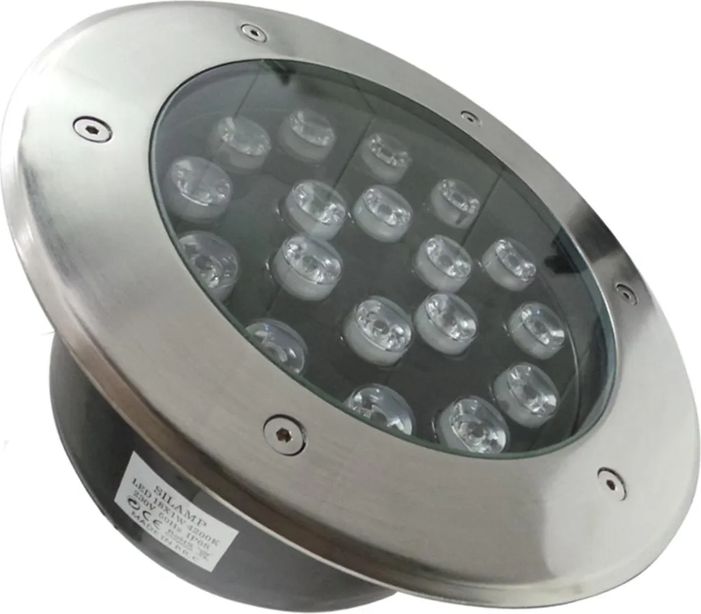 Éclairage de Sol LED 18W Robuste IP65 - Solution Anti-Humidité pour Jardin