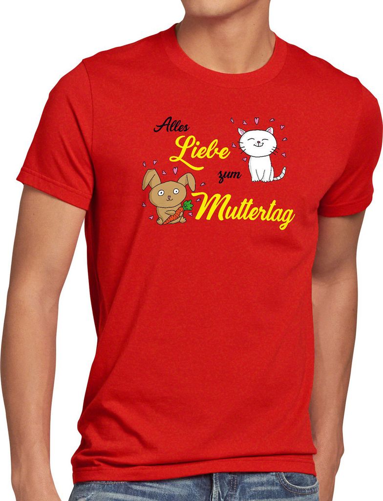 style3 Alles Liebe zum Muttertag Herren T-Shirt Kinderzeichnung Kinder
