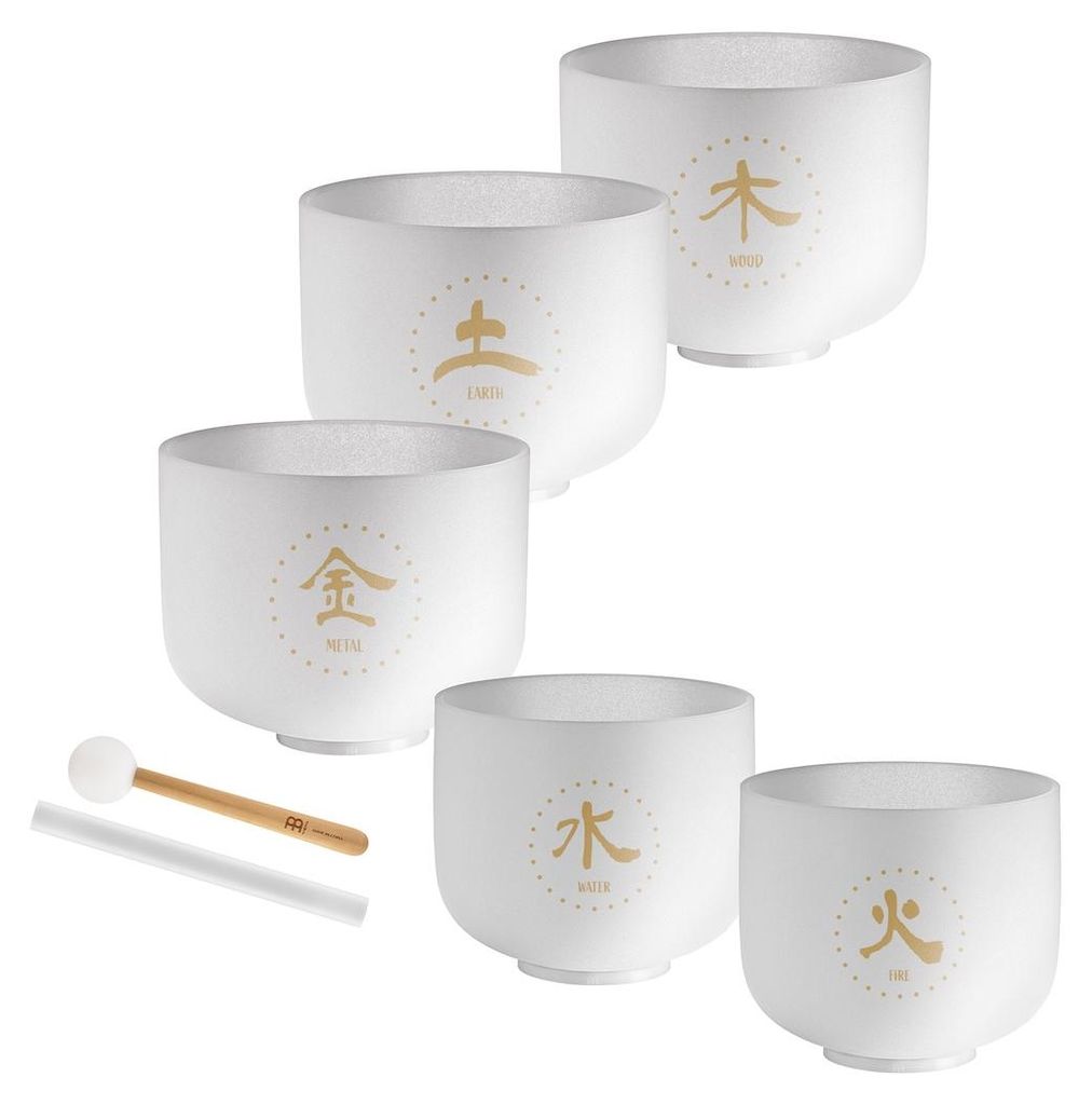 Meinl Sonic Energy Quarz-Klangschalen Set TCMCSBSET5 5-Elemente