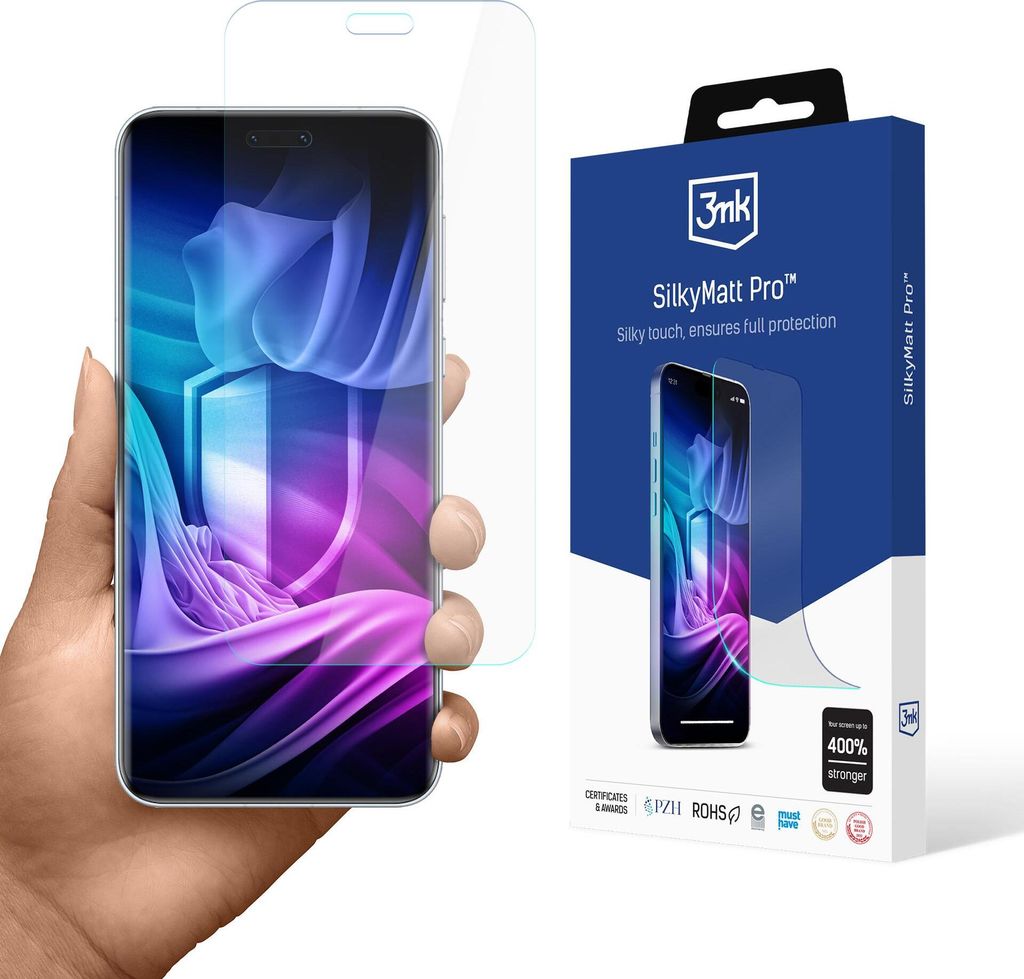 3mk Display Schutzfolie Self-Heal Silky Matt Pro für Honor Magic7 RSR Porsche Design Self-Heal