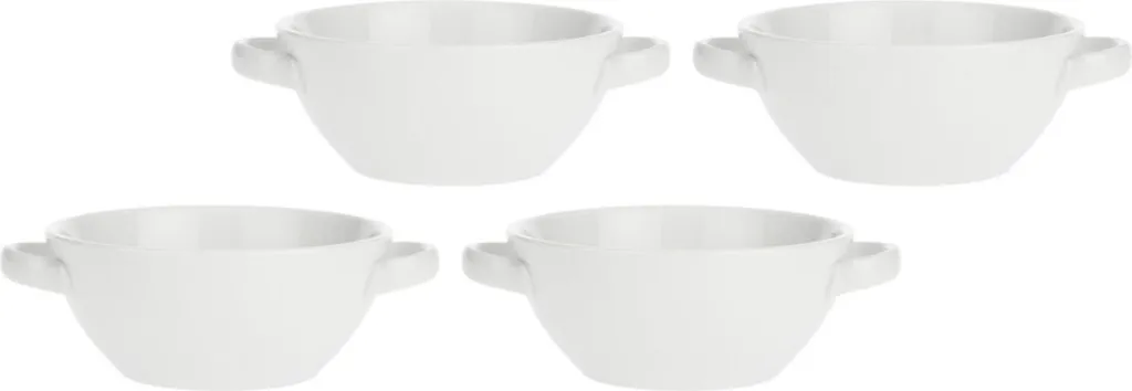 Set 4 Mini Casseruole 650ml La Porcellana Bianca P001515185Z Tradizione