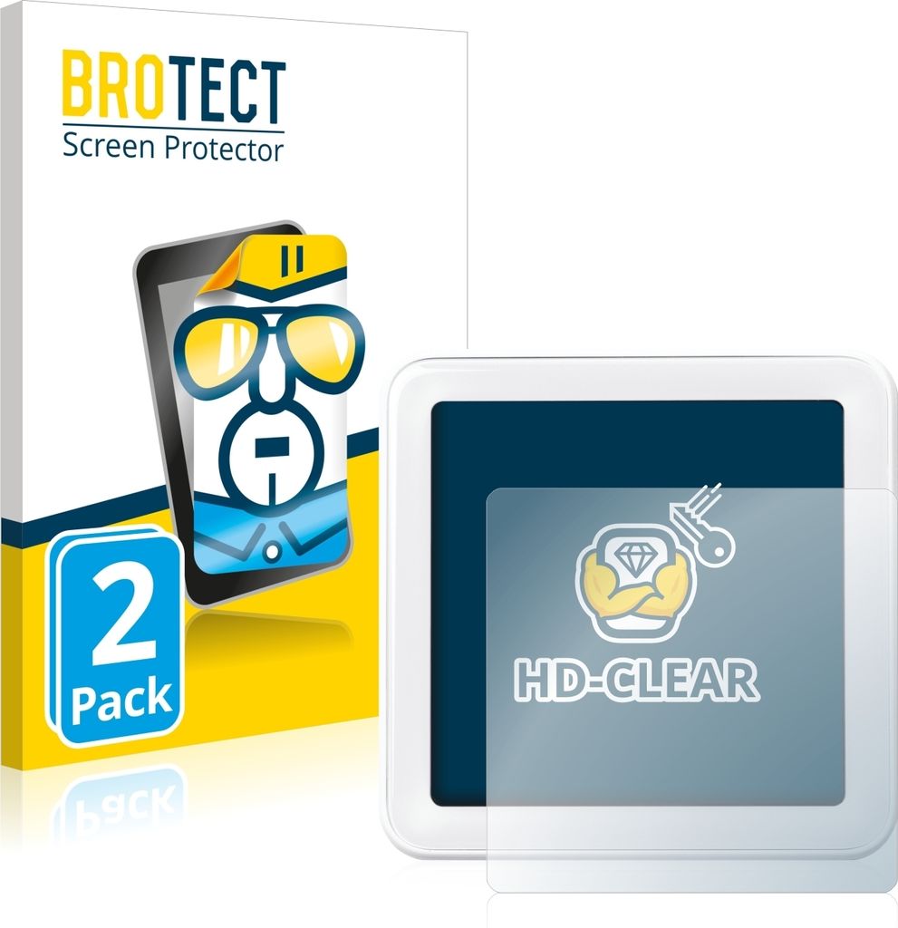 2x Für SumUp Solo / Lite Schutzfolie BROTECT Displayschutz Display Schutz Folie Klar Transparent