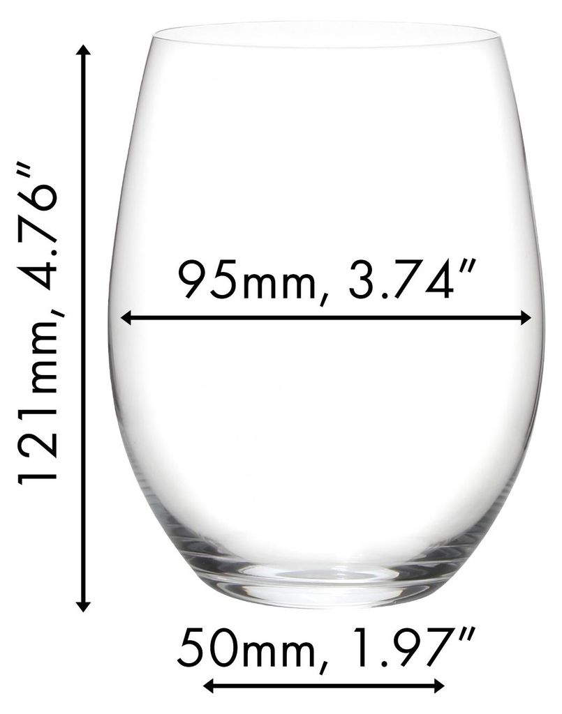 Riedel The O wijnglas voor rode wijn (Cabernet/Merlot) – Productafbeelding 