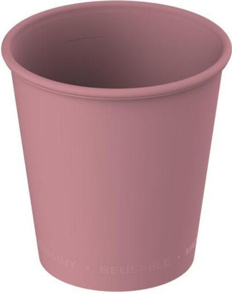 Mehrwegbecher rot 10,5 cm hoch wiederverwendbar spülmaschinengeeignet Modell 01934