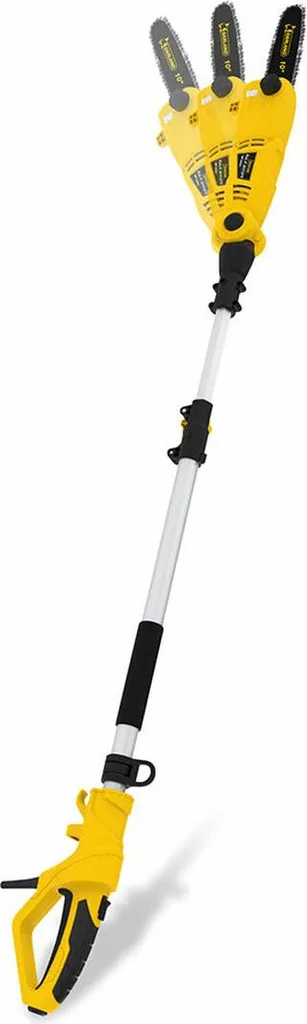 Tronçonneuse Télescopique Garland 750W pour l'Élagage en Hauteur