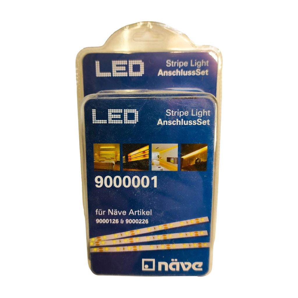 Anschlussset LED-Streifen Näve 9000001 für Artikel 9000126 & 9000226, max. 10 m