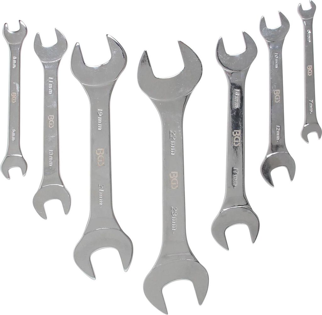 BGS technic Double Open End Spanner Set, 359 g Produktbild 