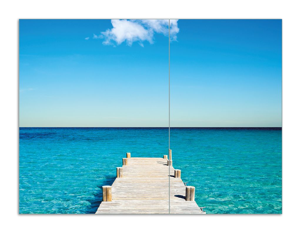 Wallario Herdabdeckplatte aus Glas, Größe 70 x 52 cm Produktbild 