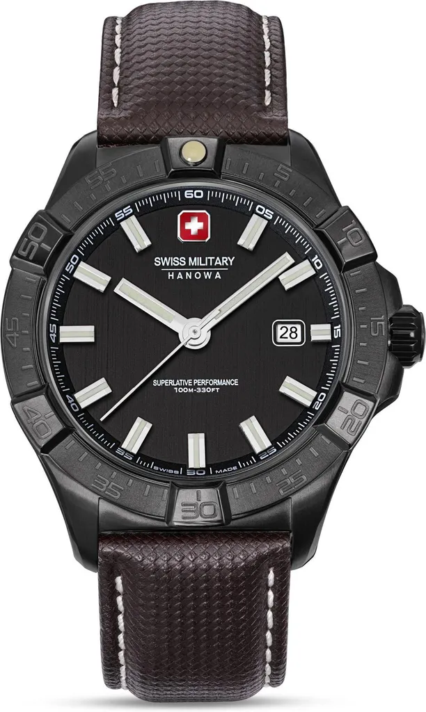 Montre Swiss Military Hanowa SMWGB0008030 Verre Saphir et Étanche