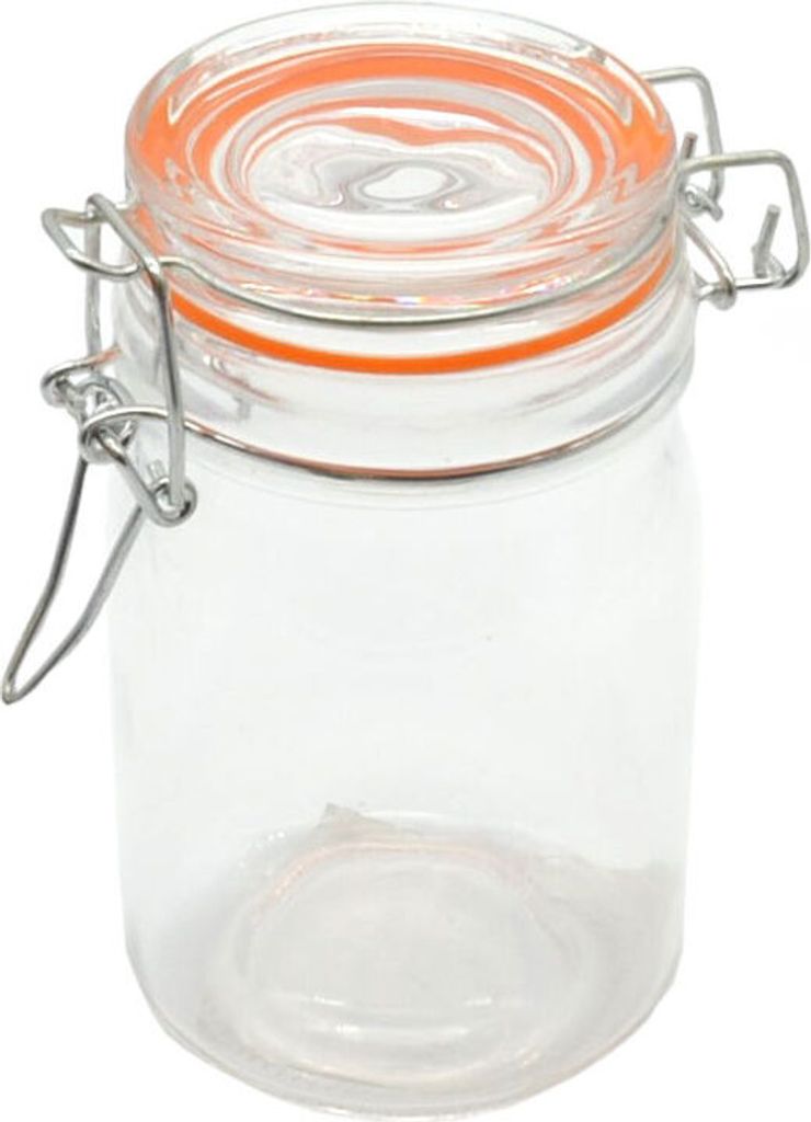 Barattolo di vetro con tappo metallico - 250 ml - Barattolo Immagine del prodotto 