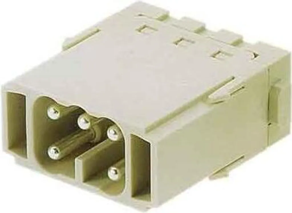 Connecteur HARTING Han ES 5 pôles mâle : fini les vis qui se desserrent