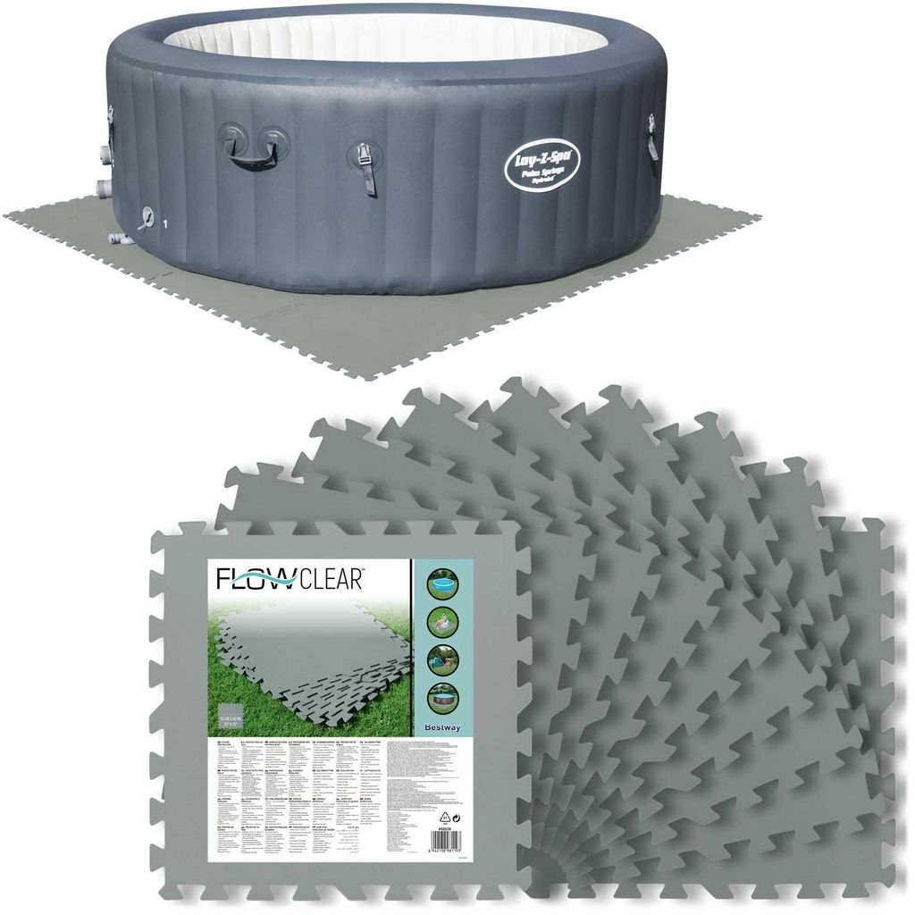Tapis de mousse pour piscine 50 x 50 cm 9 pcs. Bestway Image du produit 