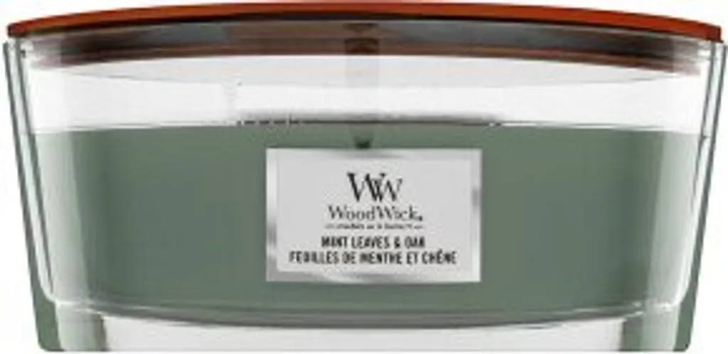 Bougie artisanale Menthe & Chêne 453g - Diffusion intense et durable - 3