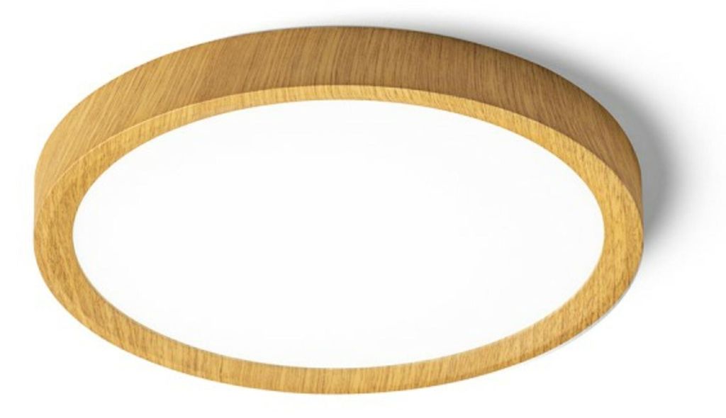 RED - DESIGN RENDL RENDL LANA 23 Aufputzleuchte Buche/Kunststoff Dekor 230V LED 18W 3000K/4000K/6000K R14302