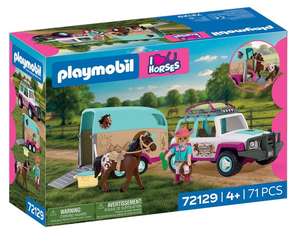 PLAYMOBIL : Ensemble "Véhicule tout-terrain avec remorque Image du produit 